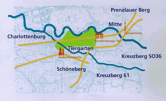 Übersichtsplan Berlin 